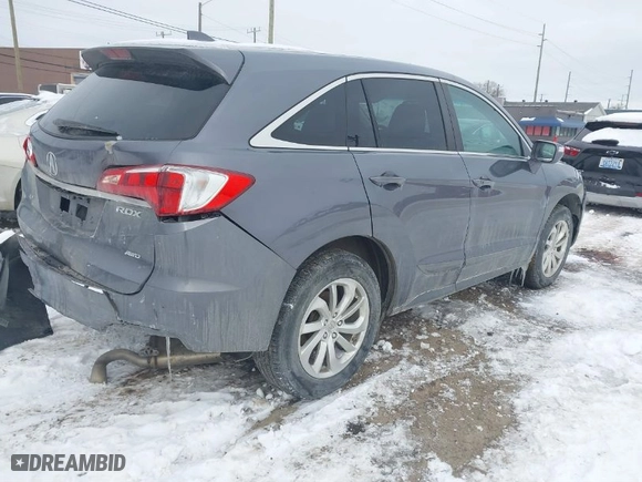2017 Acura RDX w/Technology Pkg with VIN 5J8TB4H5XHL017396, listed as a IAAI auction lot 41609559 with 173,052 mi miles. Bid and sale history available at carsss.com. Image 4.