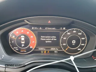 2019 Audi S4 Premium Plus with VIN WAUB4AF48KA033657, listed as a Copart auction lot 74136714 with 52,001 mi miles and Salvage Title. Bid and sale history available at carsss.com. Image 9.