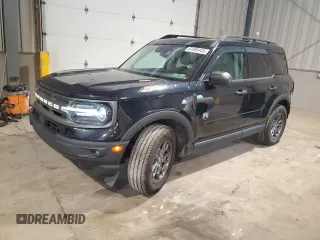 2021 Ford Bronco Sport Big Bend with VIN 3FMCR9B66MRA21705, listed as a Copart auction lot 61395445 with 29,774 mi miles and Salvage title. Bid and sale history available at DreamBid. Image 1.