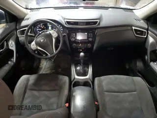 2016 Nissan Rogue S with VIN KNMAT2MT1GP593770, listed as a Copart auction lot 51337295 with 48,437 mi miles and Salvage Title. Bid and sale history available at DreamBid. Image 8.