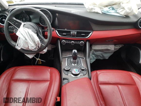 2019 Alfa Romeo Giulia Ti Sport with VIN ZARFANBN9K7622450, listed as a Copart auction lot 50780443 with 0 mi miles. Bid and sale history available at carsss.com. Image 8.