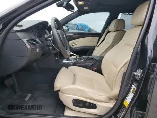 2010 BMW 5 Series 550i with VIN WBANW5C50ACT57345, listed as a Copart auction lot 52147555 with 118,863 mi miles and Clean Title. Bid and sale history available at DreamBid. Image 7.