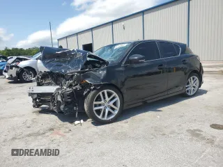 2016 Lexus CT 200h with VIN JTHKD5BH4G2264445, listed as a Copart auction lot 52105855 with 125,995 mi miles and Salvage Title. Bid and sale history available at carsss.com. Image 1.