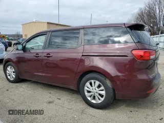 2017 Kia Sedona LX with VIN KNDMB5C16H6226582, listed as a Copart auction lot 47476845 with 163,479 mi miles and Salvage Title. Bid and sale history available at carsss.com. Image 2.