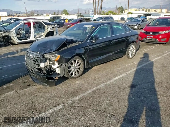 2016 Audi A3 1.8T Premium Plus with VIN WAUC7GFF2G1039901, listed as a Copart auction lot 45042995 with 73,212 mi miles and Salvage Title. Bid and sale history available at carsss.com. Image 10.