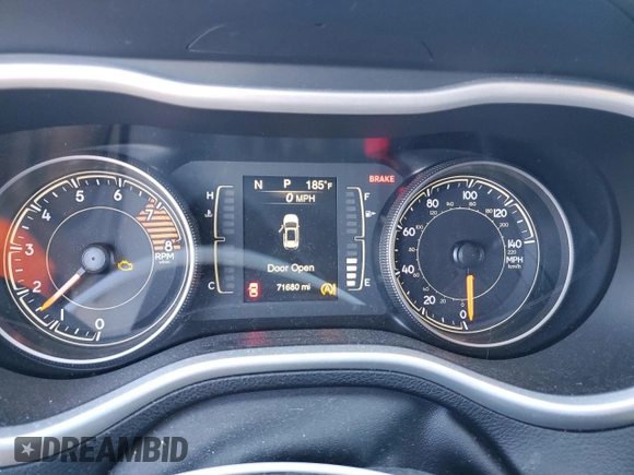 2018 Jeep Cherokee Latitude Plus with VIN 1C4PJMLX2JD545316, listed as a Copart auction lot 86966394 with 71,680 mi miles and Salvage Title. Bid and sale history available at DreamBid. Image 9.