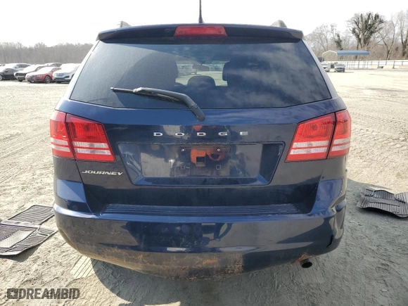 2017 Dodge Journey SE with VIN 3C4PDCAB8HT695394, listed as a Copart auction lot 44306255 with 186,031 mi miles and Salvage Title. Bid and sale history available at carsss.com. Image 6.