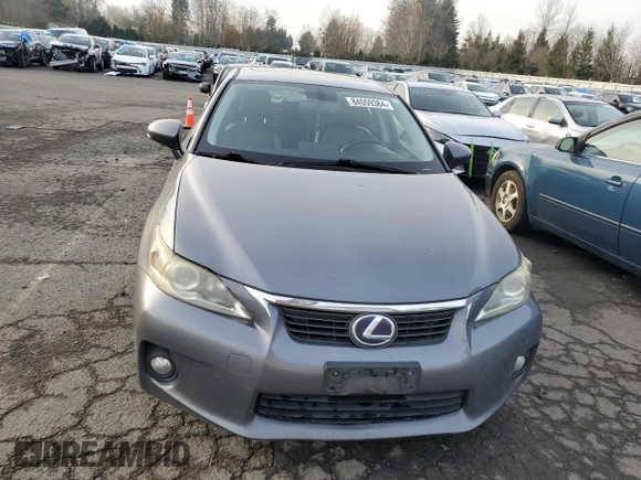 2012 Lexus CT 200h with VIN JTHKD5BH0C2100474, listed as a Copart auction lot 84559384 with 190,598 mi miles and Salvage Title. Bid and sale history available at carsss.com. Image 5.