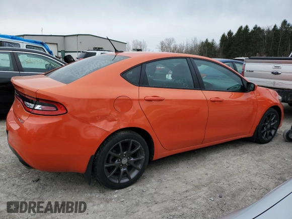2015 Dodge Dart SXT with VIN 1C3CDFBB1FD301417, listed as a Copart auction lot 51427565 with 129,131 mi miles and Salvage Title. Bid and sale history available at carsss.com. Image 3.