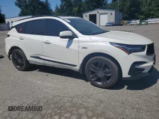 2019 Acura RDX w/A-Spec Pkg with VIN 5J8TC2H64KL027522, listed as a Copart auction lot 65029545 with 114,112 mi miles and Salvage title. Bid and sale history available at DreamBid. Image 4.