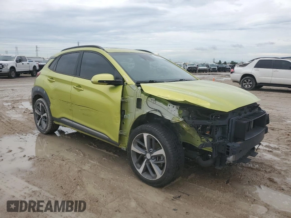 2019 Hyundai Kona Limited with VIN KM8K33A58KU327264, listed as a Copart auction lot 63479264 with 46,187 mi miles and Clean Title. Bid and sale history available at carsss.com. Image 4.