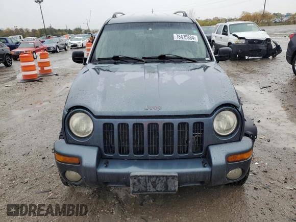 2002 Jeep Liberty Limited with VIN 1J4GK58K12W192468, listed as a Copart auction lot 78475884 with 238,706 mi miles and Clean title. Bid and sale history available at DreamBid. Image 5.