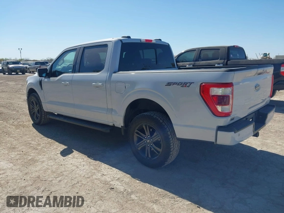 2022 Ford F-150 XL with VIN 1FTFW1E89NKD24668, listed as a IAAI auction lot 41848855 with 73,590 mi miles. Bid and sale history available at carsss.com. Image 3.