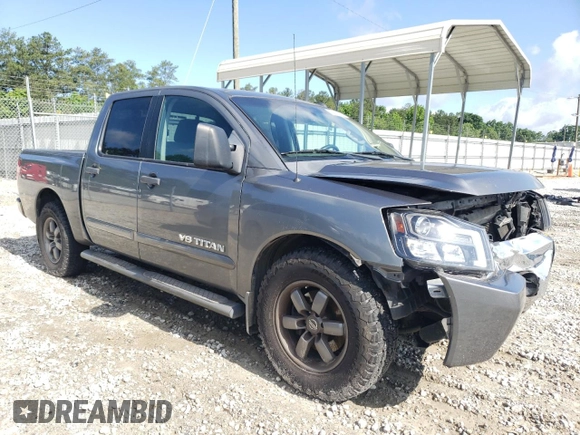 2014 Nissan Titan SV with VIN 1N6BA0ED0EN517002, listed as a Copart auction lot 57885435 with 139,910 mi miles and Salvage title. Bid and sale history available at DreamBid. Image 4.