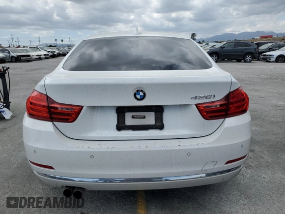 2016 BMW 4 Series 428i with VIN WBA4A9C5XGGL88217, listed as a Copart auction lot 56956985 with 156,209 mi miles and Salvage title. Bid and sale history available at DreamBid. Image 6.