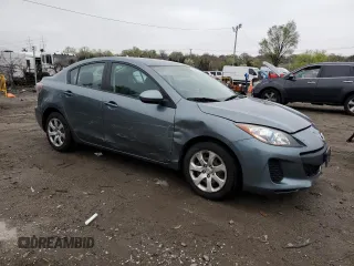 2013 Mazda Mazda3 i Sport with VIN JM1BL1U70D1719052, listed as a Copart auction lot 52068735 with 115,597 mi miles and Salvage Title. Bid and sale history available at carsss.com. Image 4.