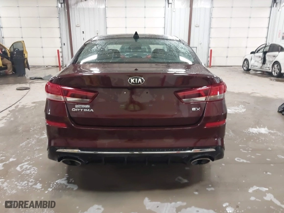 2019 Kia Optima EX with VIN 5XXGU4L1XKG344810, listed as a IAAI auction lot 41555072 with 92,629 mi miles. Bid and sale history available at carsss.com. Image 17.