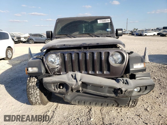 2018 Jeep Wrangler Unlimited Sport S z VIN 1C4HJXDG0JW179767, wystawiony jako Copart lot #77368014 z przebiegiem 66 156 mil mil oraz Szkoda całkowita • Salvage title. Historia ofert i sprzedaży dostępna na DreamBid. Obrazek 5.