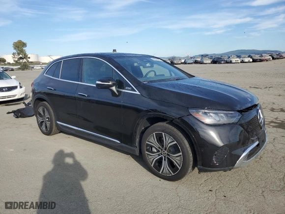 2024 Mercedes-Benz EQE with VIN 4JGGM1CB4RA055737, listed as a Copart auction lot 44308385 with 6,931 mi miles and Salvage Title. Bid and sale history available at carsss.com. Image 4.