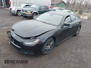2017 Maserati Ghibli with VIN ZAM57XSA3H1197716, listed as a IAAI auction lot 41918916 with 47,779 mi miles. Bid and sale history available at carsss.com. Image 17.