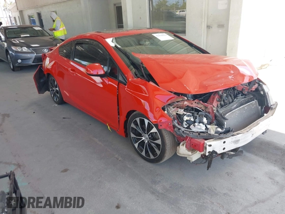 2013 Honda Civic Si with VIN 2HGFG4A51DH702242, listed as a IAAI auction lot 42156022 with Not provided miles and . Bid and sale history available at DreamBid. Image 1.