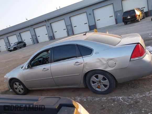 2006 Chevrolet Impala LT 3.5L with VIN 2G1WT58K669436007, listed as a IAAI auction lot 40910025 with 186,097 mi miles and . Bid and sale history available at DreamBid. Image 14.