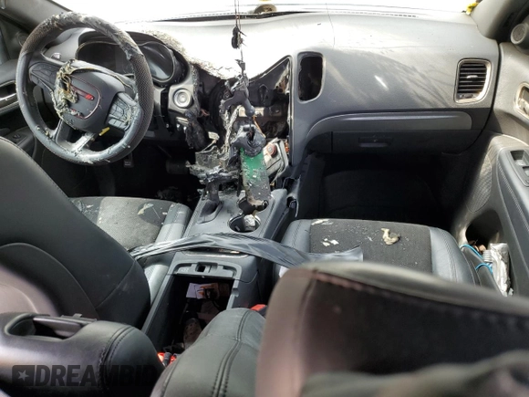 2019 Dodge Durango R/T z VIN 1C4SDJCT5KC685459, wystawiony jako Copart lot #61262265 z przebiegiem Nie podano mil oraz Szkoda całkowita • Salvage title. Historia ofert i sprzedaży dostępna na DreamBid. Obrazek 8.