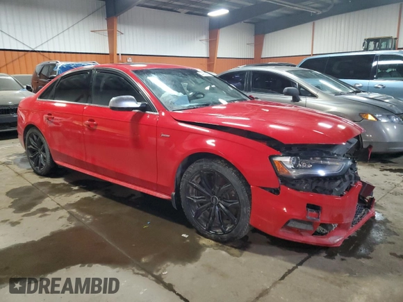 2014 Audi S4 Premium with VIN WAUFGCFL6EA113376, listed as a Copart auction lot 44935884 with 136,745 mi miles and Salvage Title. Bid and sale history available at carsss.com. Image 4.