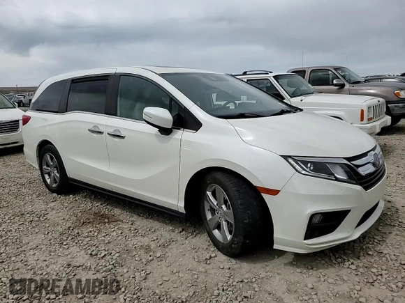 2018 Honda Odyssey EX-L with VIN 5FNRL6H71JB059936, listed as a Copart auction lot 53403635 with 94,745 mi miles and Salvage Title. Bid and sale history available at DreamBid. Image 11.