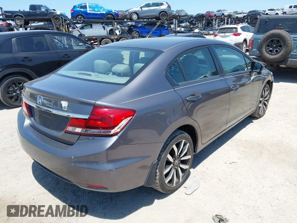 2015 Honda Civic EX-L with VIN 2HGFB2F9XFH518001, listed as a IAAI auction lot 42065254 with 110,202 mi miles and . Bid and sale history available at DreamBid. Image 4.