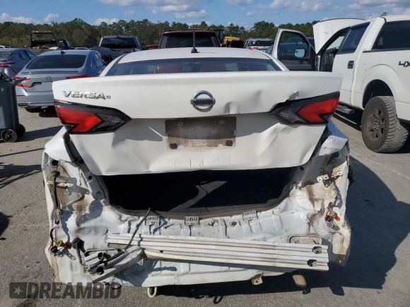 2021 Nissan Versa S with VIN 3N1CN8DV2ML859525, listed as a Copart auction lot 77190984 with 266,924 mi miles and Salvage title. Bid and sale history available at DreamBid. Image 6.