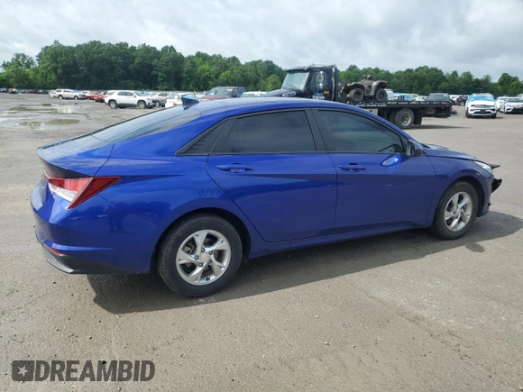 2023 Hyundai Elantra SE with VIN KMHLL4AG8PU610086, listed as a Copart auction lot 61338245 with 17,896 mi miles and Salvage title. Bid and sale history available at DreamBid. Image 3.