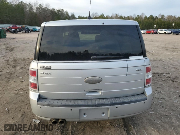2012 Ford Flex SEL with VIN 2FMGK5CCXCBD08903, listed as a Copart auction lot 44772665 with 215,784 mi miles and Salvage Title. Bid and sale history available at carsss.com. Image 6.