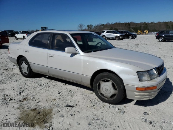 1997 Lexus LS 400 Luxury Sdn with VIN JT8BH28F2V0096905, listed as a Copart auction lot 46050635 with 252,171 mi miles and Salvage Title. Bid and sale history available at carsss.com. Image 4.