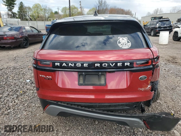 2018 Land Rover Range Rover Velar S with VIN SALYB2RN8JA727754, listed as a Copart auction lot 52988435 with 57,166 mi miles and Salvage Title. Bid and sale history available at DreamBid. Image 6.