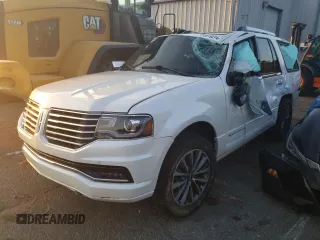 2017 Lincoln Navigator Select z VIN 5LMJJ2HT2HEL04949, wystawiony jako Copart lot #75019274 z przebiegiem Nie podano mil oraz Szkoda całkowita • Salvage title. Historia ofert i sprzedaży dostępna na DreamBid. Obrazek 1.