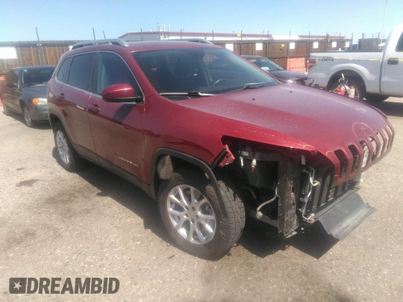 2016 Jeep Cherokee Latitude with VIN 1C4PJMCB9GW142189, listed as a IAAI auction lot 42010107 with 117,835 mi miles and . Bid and sale history available at DreamBid. Image 1.