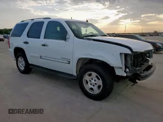 2008 Chevrolet Tahoe LS with VIN 1GNFC13C68R274783, listed as a Copart auction lot 64990145 with 217,373 mi miles and Salvage title. Bid and sale history available at DreamBid. Image 4.