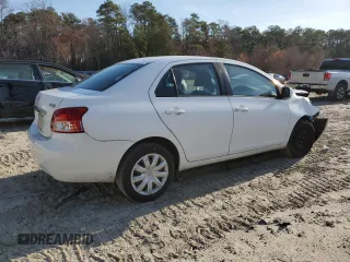 2010 Toyota Yaris with VIN JTDBT4K39A1361835, listed as a Copart auction lot 48660785 with 268,273 mi miles and Salvage Title. Bid and sale history available at carsss.com. Image 3.