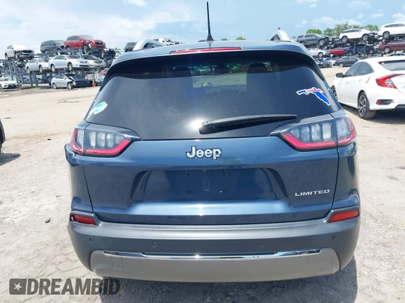 2019 Jeep Cherokee Limited z VIN 1C4PJLDB9KD454574, wystawiony jako IAAI lot #42559910 z przebiegiem 52 345 mil mil oraz . Historia ofert i sprzedaży dostępna na DreamBid. Obrazek 16.