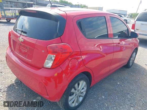 2016 Chevrolet Spark LT with VIN KL8CD6SA7GC638841, listed as a IAAI auction lot 42140920 with 160,005 mi miles and . Bid and sale history available at DreamBid. Image 4.