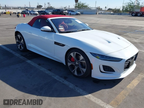 2024 Jaguar F-Type with VIN SAJDF5EE2RCK85802, listed as a IAAI auction lot 41074659 with 3,924 mi miles and . Bid and sale history available at DreamBid. Image 1.