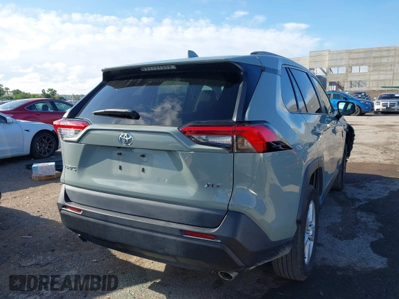 2021 Toyota RAV4 XLE with VIN 2T3W1RFV6MW163395, listed as a IAAI auction lot 42455461 with 65,840 mi miles and . Bid and sale history available at DreamBid. Image 4.