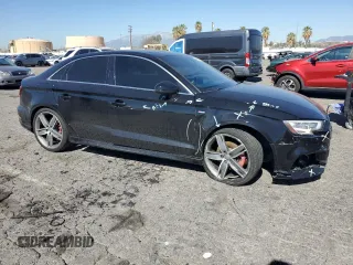 2017 Audi A3 Sedan Premium Plus with VIN WAUJ8GFF2H1029262, listed as a Copart auction lot 46554405 with 38,154 mi miles and Salvage Title. Bid and sale history available at carsss.com. Image 4.