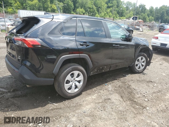 2024 Toyota RAV4 LE with VIN 2T3F1RFV3RW444724, listed as a Copart auction lot 63760475 with 24,582 mi miles and Non repairable. Bid and sale history available at DreamBid. Image 3.