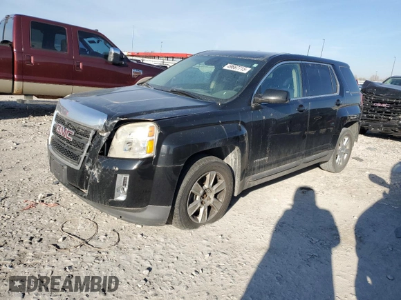 2013 GMC Terrain SLE with VIN 2GKALMEK6D6168112, listed as a Copart auction lot 49667715 with 157,158 mi miles and Salvage Title. Bid and sale history available at carsss.com. Image 1.