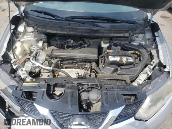 2016 Nissan Rogue SV with VIN KNMAT2MV7GP656419, listed as a Copart auction lot 61919624 with 150,394 mi miles and Salvage Title. Bid and sale history available at carsss.com. Image 12.