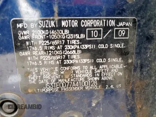 2010 Suzuki Grand Vitara Limited z VIN JS3TE0D77A4100128, wystawiony jako Copart lot #60221835 z przebiegiem 188 325 mil mil oraz Szkoda całkowita • Salvage title. Historia ofert i sprzedaży dostępna na DreamBid. Obrazek 12.