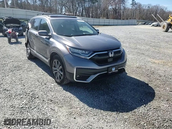 2021 Honda CR-V Touring with VIN 5J6RW2H99ML016927, listed as a Copart auction lot 47052515 with 48,535 mi miles and Salvage Title. Bid and sale history available at carsss.com. Image 12.