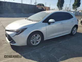 2021 Toyota Corolla Hatchback SE with VIN JTND4MBE0M3130088, listed as a Copart auction lot 71381584 with 37,279 mi miles and Salvage Title. Bid and sale history available at carsss.com. Image 1.